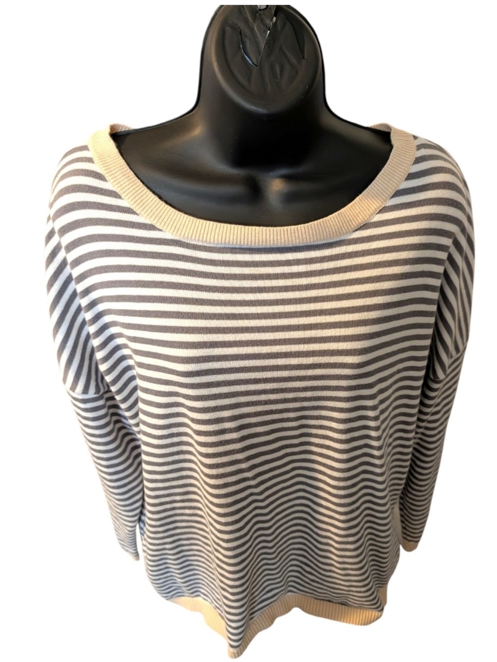 Dokotoo Striped Scoop Neck Sweater EUC - Picture 4 of 6